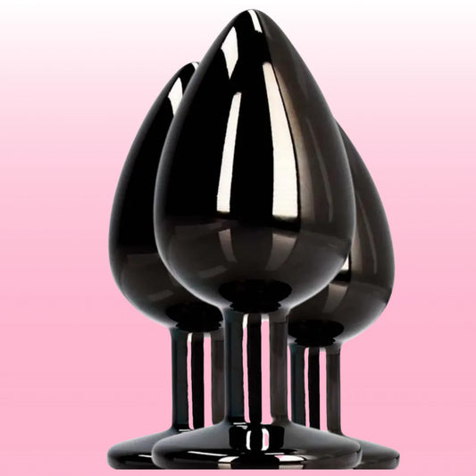 Anos Metal Butt Plug Anal Alıştırıcı Metal Plug Set