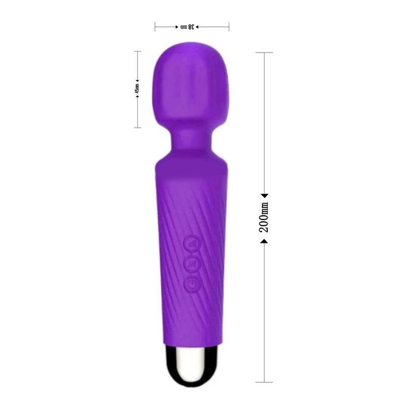 Erox Massage Vibes Purple 20 Mod Usb Şarjlı Masaj Vibratör
