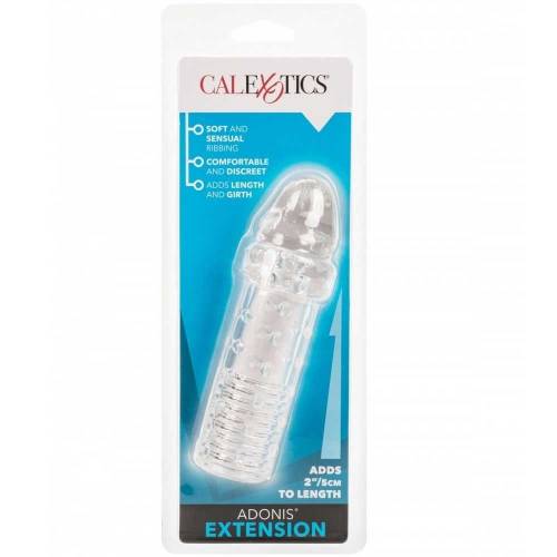 Calexotics Adonis Tırtıklı Şeffaf Penis Kılıfı
