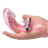 Erox Finger Vibe G-Stimulant 10 Mod Parmak Vibratör-Pink