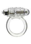 Seven Creations Cock Ring Şeffaf Esnek Titreşimli Penis Halkası