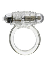 Seven Creations Cock Ring Şeffaf Esnek Titreşimli Penis Halkası