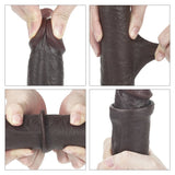 Lovetoy Sliding Skin Dildo Hareketli Deri Özellikli 23 Realistik Zenci Penis