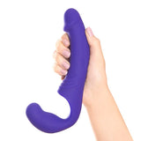 Aphrodisia Double Rider Strapless Strap-On Vibratör-Purple
