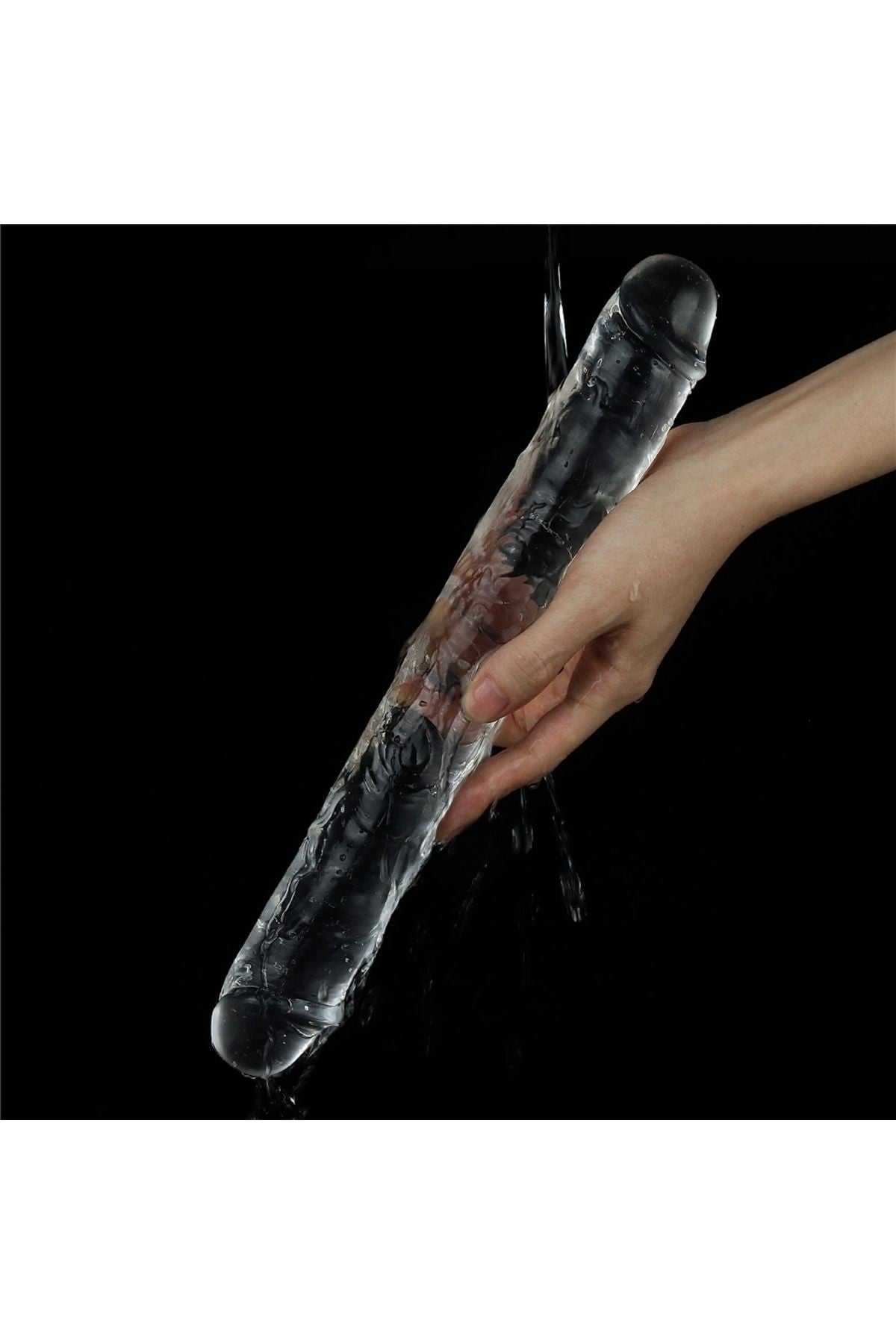 Flawless Clear Double Dildo 12'' Çift Taraflı Dildo