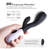 Erox Mix Vibe Curve 30 Modlu Şarjlı Rabbit Vibratör-Blue