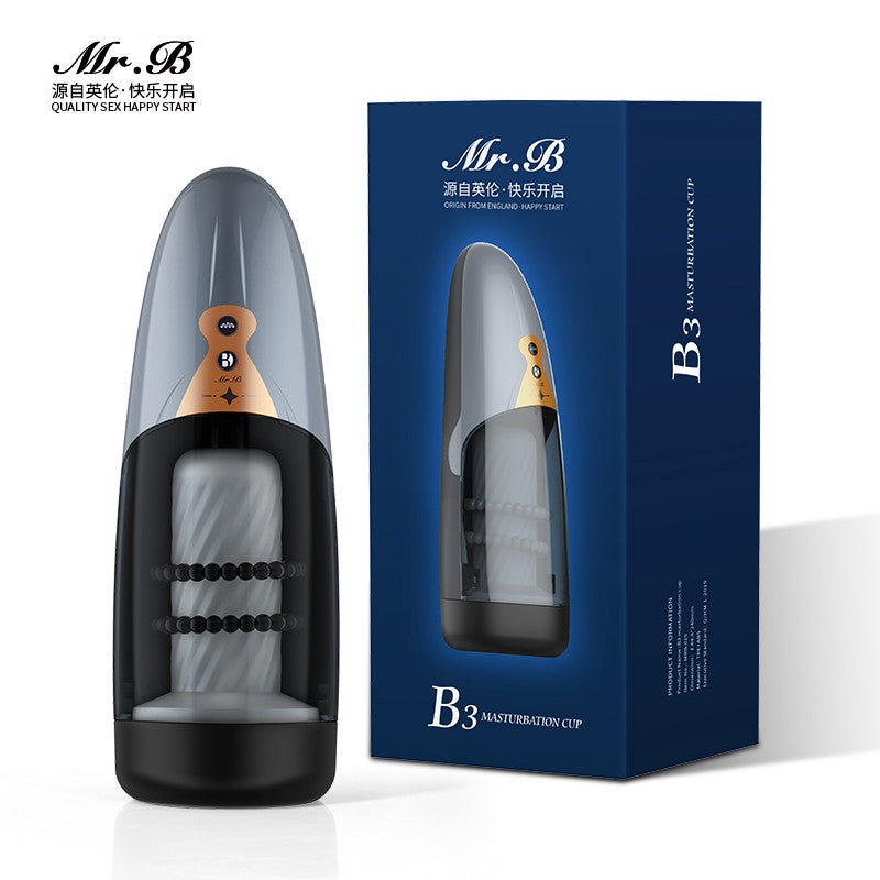 Wowyes B3 Masturbation Cup Hareket Özellikli Sesli Vajina