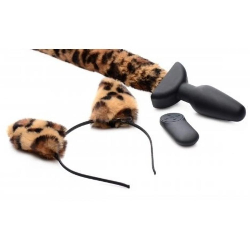 Xr Tailz Waggerz Hareketli Leopar Kuyruklu Anal Plug
