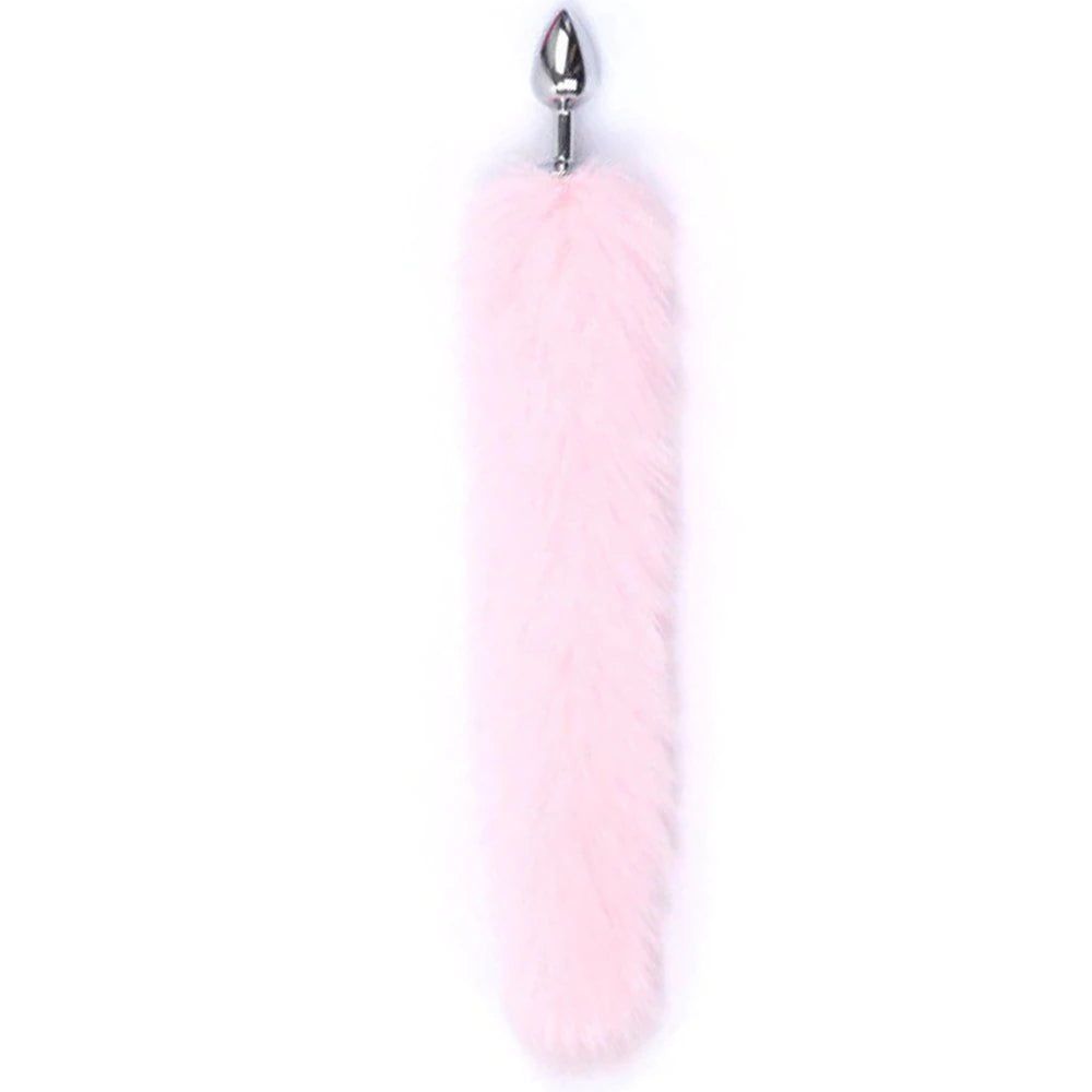 Erox Love The Anal Fantasy Pembe Tilki Kuyruklu Metal Anal Plug