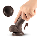 Shequ Dildo Series Addison 17 Cm Realistik Zenci Penis