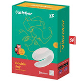 Satisfyer Double Joy Telefon Uyumlu Çiftler İçin Vibratör-White