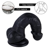 Xise Dildo Series Adonis 18 cm Titreşimli Realistik Zenci Penis XS-WBC10018-V-Black