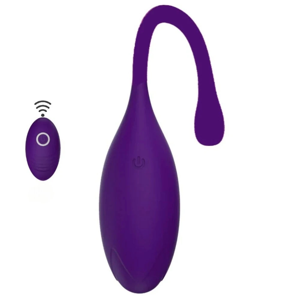 Erox Benwa Balls Uzaktan Kumandalı Kegel Egzersiz Vibratörü-Purple