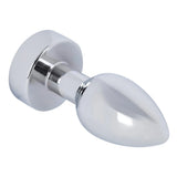 Anos Heavy Metal Butt Plug With Vibration Anal Plug Vibratör