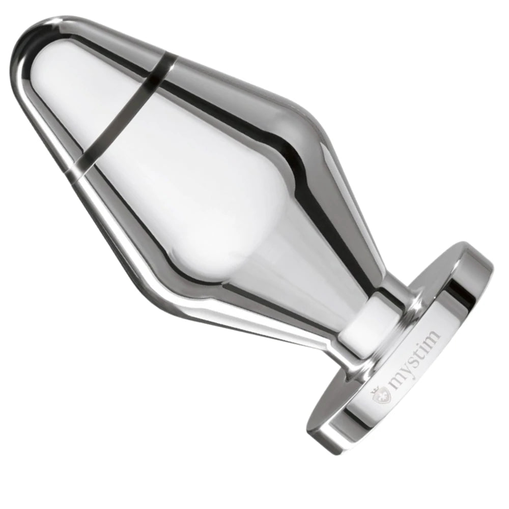 Mystim E-stim Butt Plugs John Metal Anal Plug-Large