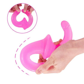Erox Jelly Strapless Strap-on Pink