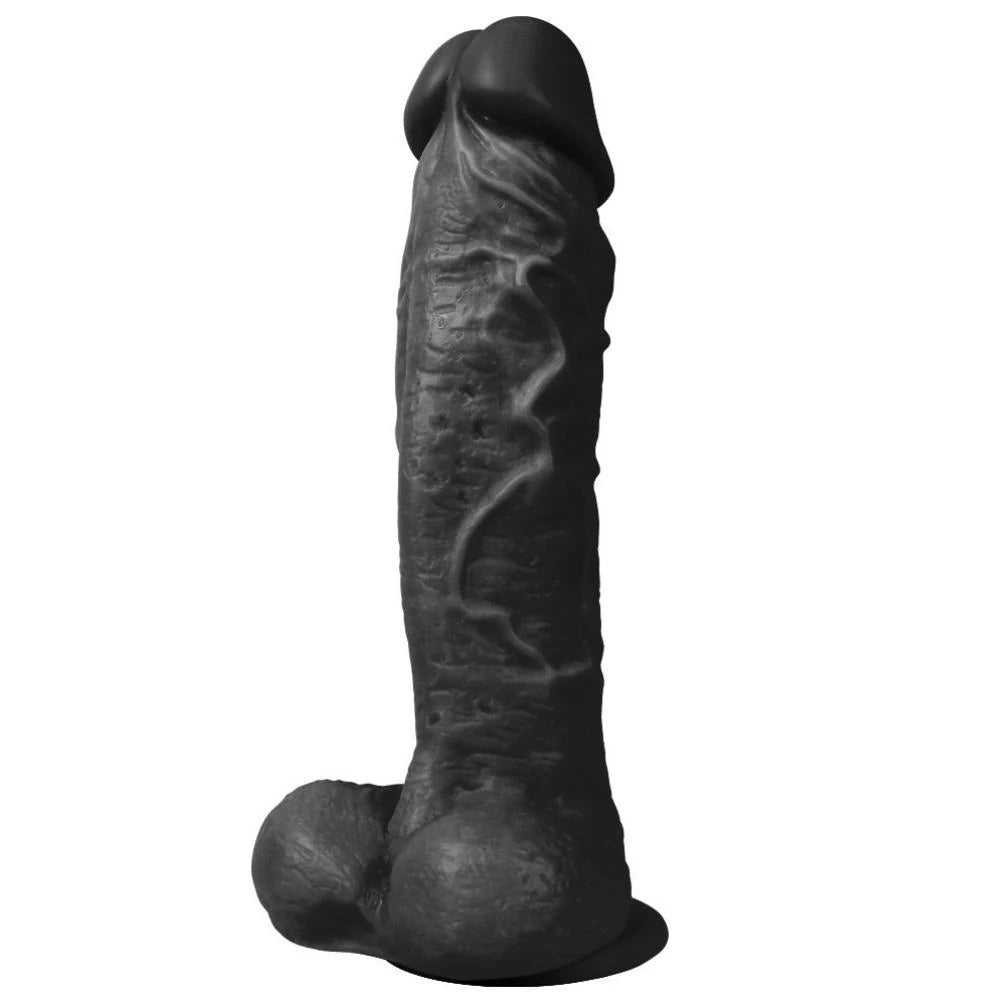 Xise Jihad King 27 cm Realistik Büyük Zenci Penis XS-WBC10001-Black