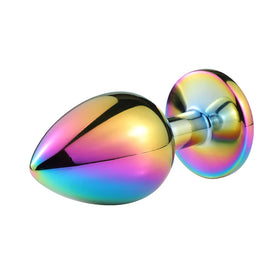 Erox Rainbow Hot Cooling Blue Small Anal Metal Plug