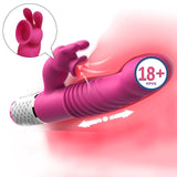 Dibe Sex Massager Emiş Güçlü ve İleri Geri Hareketli Rabbit Vibratör