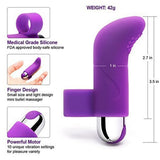 Erox Finger Vibe Çift Yönlü USB Şarjlı Parmak Vibratör-Purple