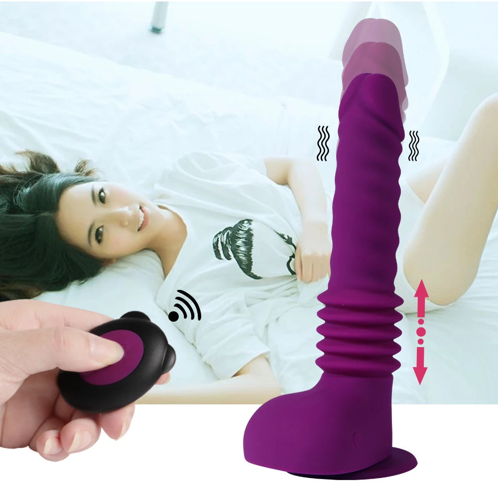 Shequ İsaiah İleri Geri Hareketli ve Dönebilen Sex Makinesi Vibratör
