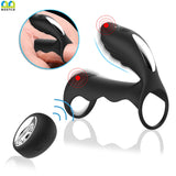 Erox Cockring Clitoral Stimulation Uzaktan Kumandalı Penis Kafesi