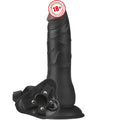 Lovetoy Easy Strapon 19 cm Kemerli Testissiz Zenci Penis