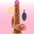 Erox Dildo Series Uzaktan Kumandalı İleri Geri Hareketli Realistik Vibratör