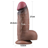 Lovetoy Dual Layered Silicone Cock 25 Cm Realistik Penis LV411061