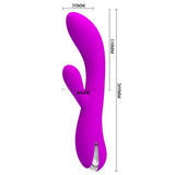 Pretty Love Wilbur Isıtmalı G-Spot Clitoral Rabbit Vibratör BI-014588