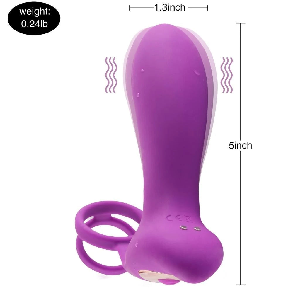 Shequ Mesue Couple Halkalı Prostat Masaj Vibratör