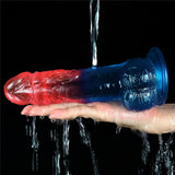 Lovetoy Dazzle Studs Dildo Curve 20 Cm Realistik Jel Penis