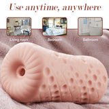 Shequ No.2 White Vagina İleri Geri Hareketli Vajina Masturbator SQ-MAT60137