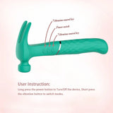 Erox Hammer Love Green Ultra Güçlü Çekiç Vibratör