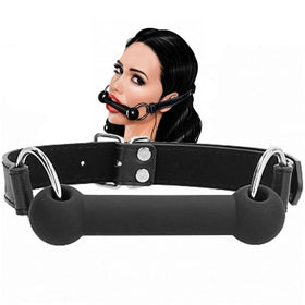 Erox Fetish Fantasy Horse Bit Gag Ağız Strapon-Black