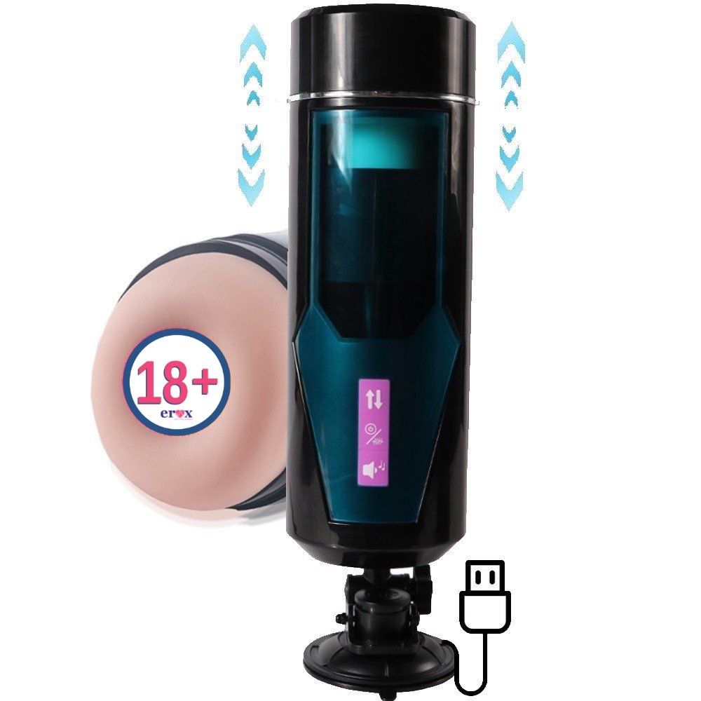 Shequ Kya Thrusting İleri Geri Hareketli Vajina Mastürbatör