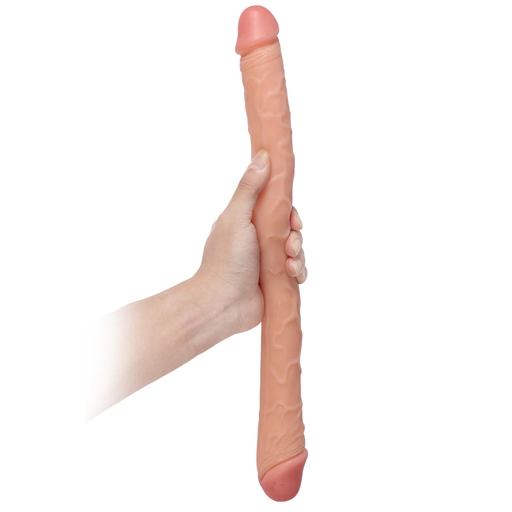 Shequ Dildo Series Blake 44 Cm U-Shape Çift Taraflı Realistik Penis