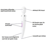 Satisfyer Wand-Er Woman Ultra Güçlü XXL Vibratör-White