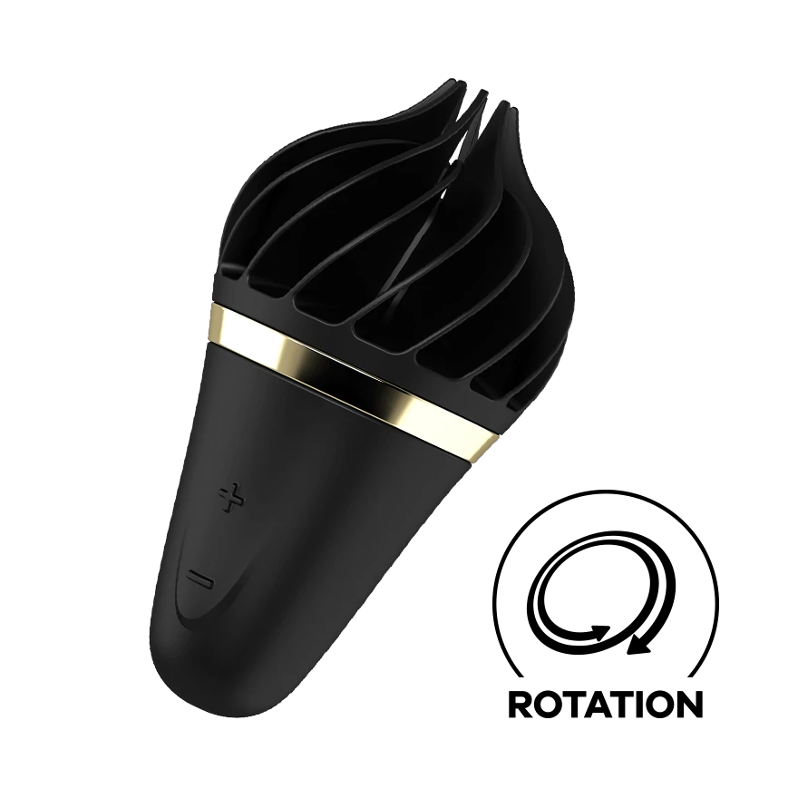 Satisfyer Sweet Treat Spinnator Şarjlı Vibratör-Black