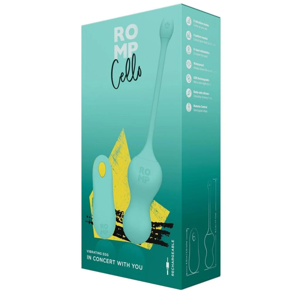 Romp Cello Uzaktan Kumandalı Kegel Vibratör