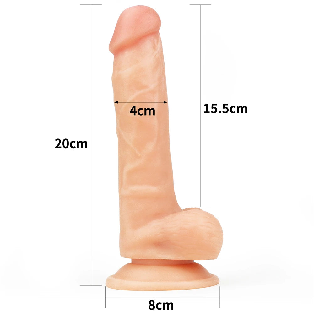 Lovetoy The Ultra Soft Dude 20 Cm Realistik Penis LV1089