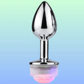 Erox The Anal Fantasy Led Işıklı Metal Anal Plug-Medium