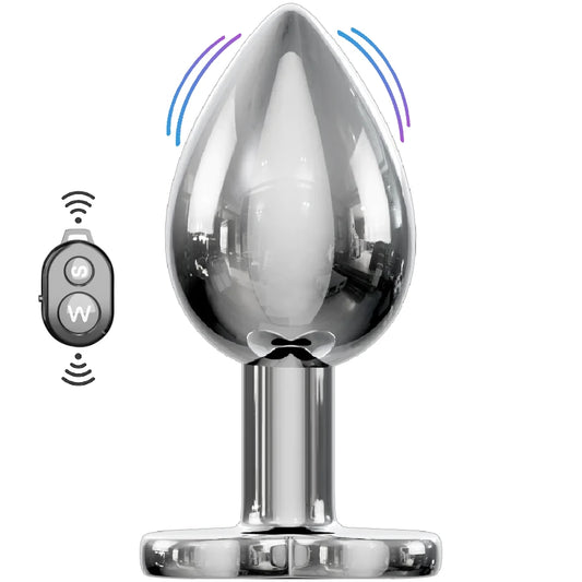 Erox Uzaktan Kumandalı Titreşimli Small Metal Anal Plug