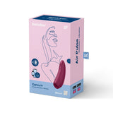 Satisfyer Curvy 1+ Telefon Kontrollü Emiş Güçlü Vibratör-Bordeaux