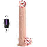 Shequ Vibrating Dildo Series Bart 29 cm Titreşimli Realistik Penis SQ-WBE10038