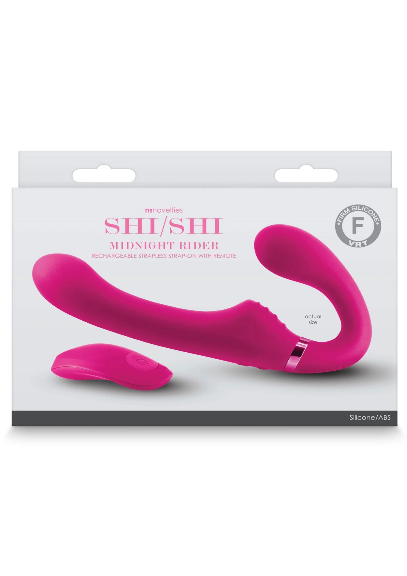 NS Novelties Shi/Shi Midnight Rider Uzaktan Kumandalı Titreşimli Strap-On