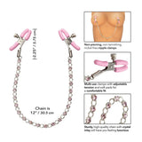 Calexotics Crystal Chain Nipple Clamps Göğüs Klipsi