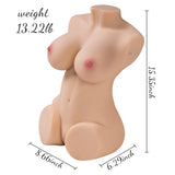 Shequ Wendy Emiş Güçlü ve Titreşimli Yarım Vücut Masturbator SQ-MAS20051