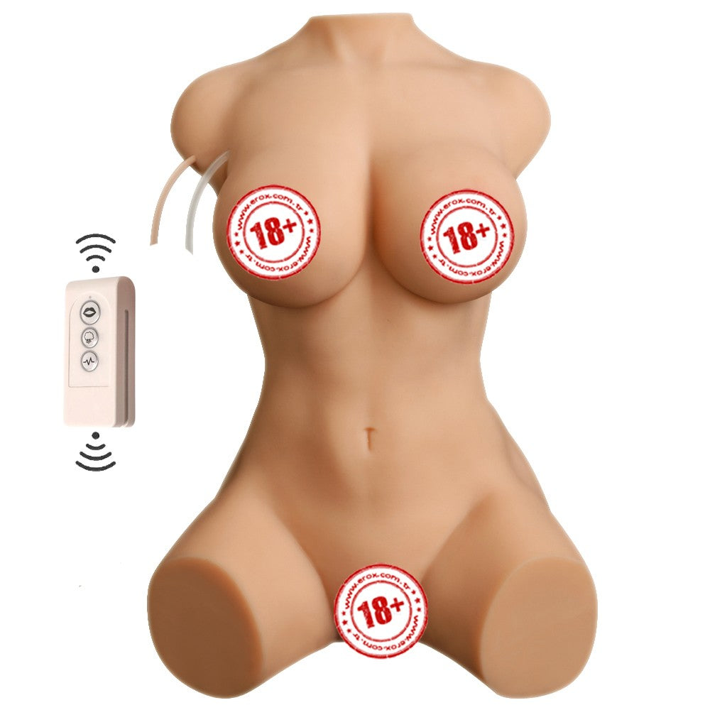 Shequ Merida Emişli ve Titreşimli Yarım Vücut Masturbator SQ-MAS20045