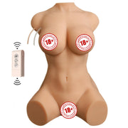 Shequ Merida Emişli ve Titreşimli Yarım Vücut Masturbator SQ-MAS20045